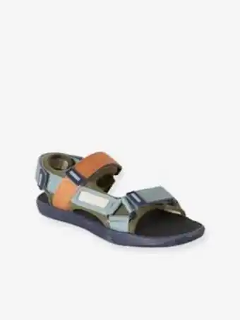 Vertbaudet Sandálias, para menino - verde medio bicolor/multicolor promoção