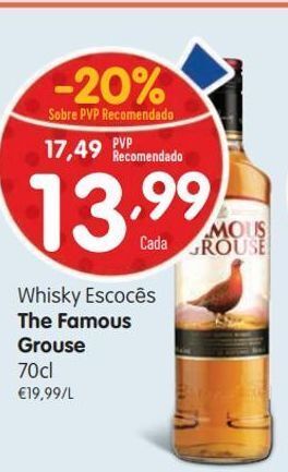 Minipreço Whisky escocês the famous grouse promoção