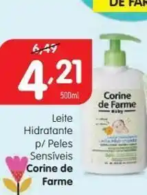 Leite hidratante corine de farme