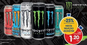 Minipreço Bebida energética monster promoção
