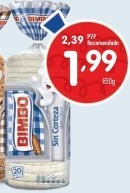 Minipreço Pão sem casca bimbo promoção