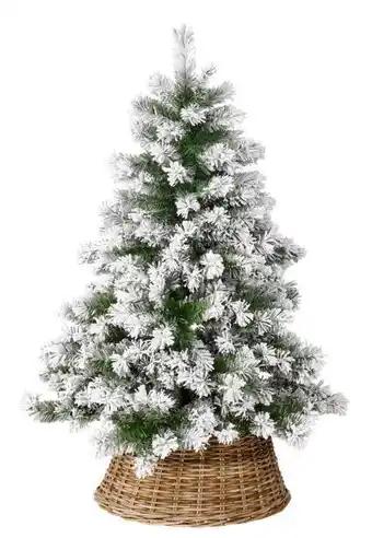 CASA Frost árvore natal branco, verde promoção