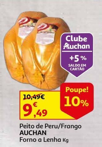 Auchan Peito de peru auchan promoção