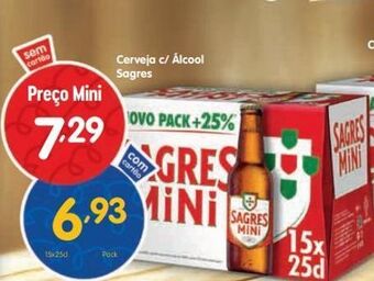 Minipreço Cerveja sagres mini promoção