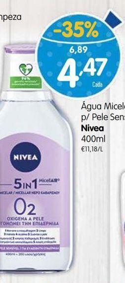 Minipreço Desmaquilhante nivea promoção