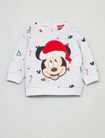 Kiabi Sweatshirt em moletão natal 'disney' promoção
