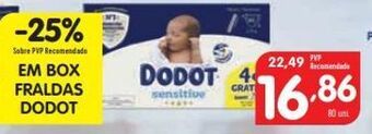 Minipreço Fraldas dodot promoção