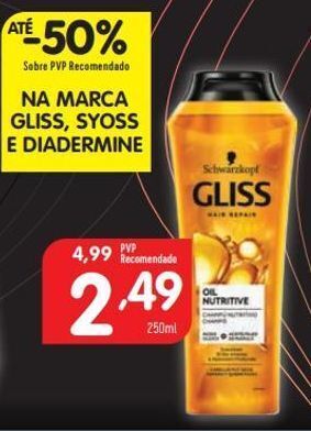 Minipreço Produtos para o cabelo gliss promoção