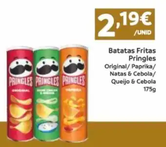 Amanhecer Batatas Fritas Pringles 175g promoção
