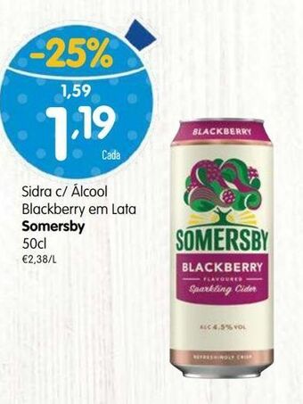 Minipreço Sidra somersby promoção