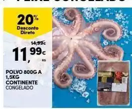 Continente Polvo continente promoção