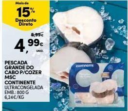 Continente Peixe continente promoção