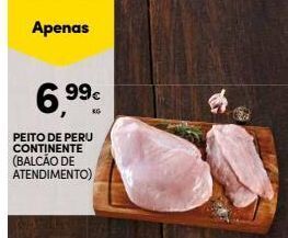 Continente Peito de peru continente promoção