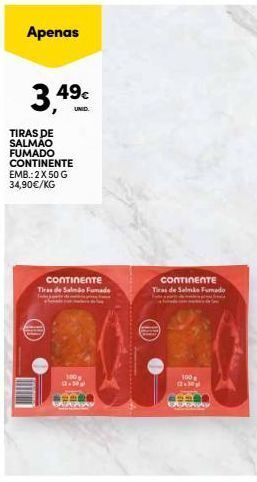 Continente Salmão fumado continente promoção