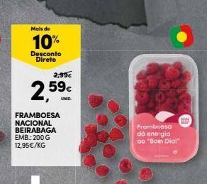 Continente Framboesa promoção