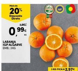 Continente Laranja promoção