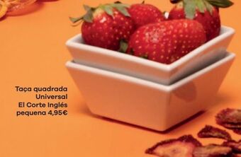 El Corte Inglés Taças el corte inglés promoção