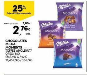 Continente Chocolates milka promoção