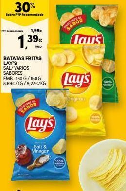 Continente Batata chips lay's promoção