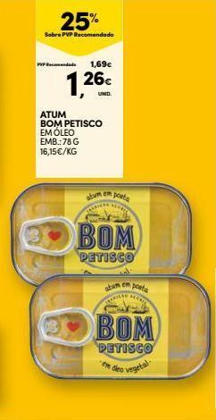 Continente Atum bom petisco promoção
