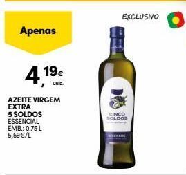 Continente Azeite virgem promoção
