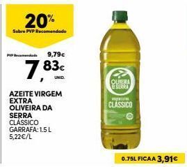 Continente Azeite virgem oliveira da serra promoção