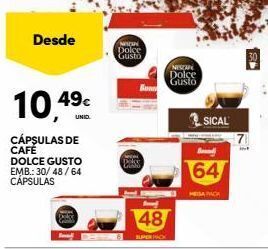 Continente Cápsulas de café dolce gusto promoção