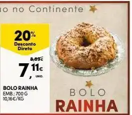 Continente Bolo promoção
