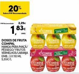 Polpa de frutas compal