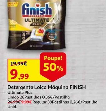 Auchan Det.loiça máquina finish promoção