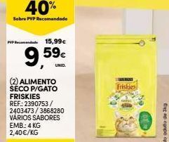 Continente Ração para gatos friskies promoção