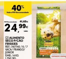 Continente Ração para cães friskies promoção