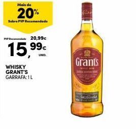 Continente Uísque grant's promoção