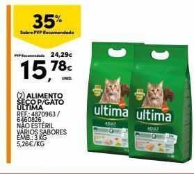 Continente Ração para gatos ultima promoção