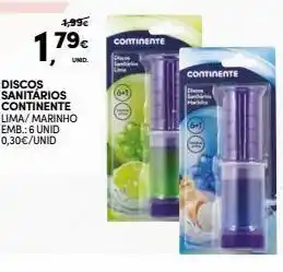 Pastilhas para wc continente