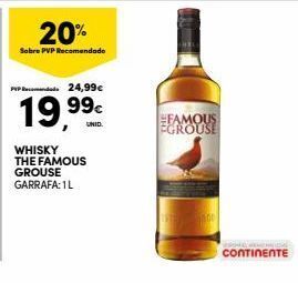 Continente Uísque the famous grouse promoção