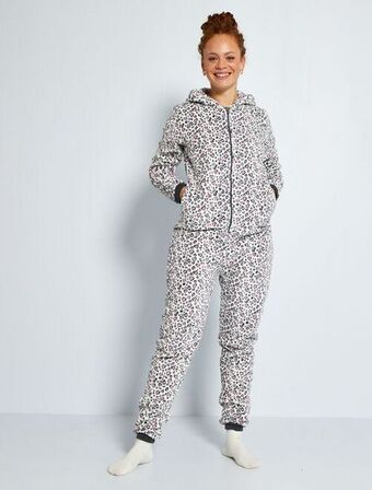 Kiabi Macacão polar leopardo promoção