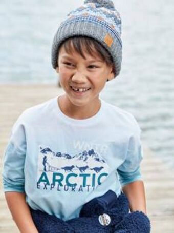 Vertbaudet Conjunto gorro + gola snood + luvas, para menino, oeko tex®... promoção