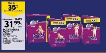 Continente Fraldas dodot promoção