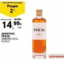 Continente Bebidas promoção