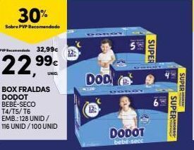 Continente Fraldas dodot promoção