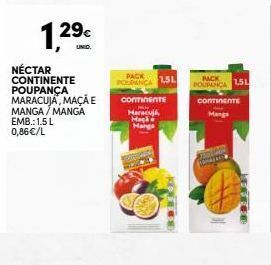 Continente Néctar continente promoção