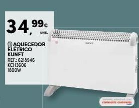 Continente Aquecedor kunft promoção