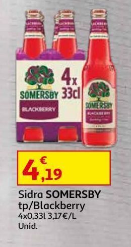 Auchan Sidra somersby promoção