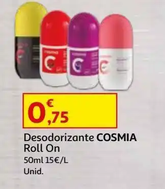 Desodorizante cosmia
