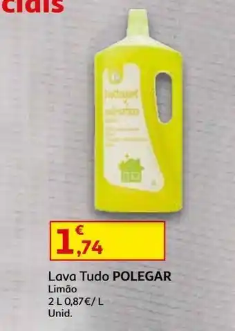 Auchan Lava tudo polegarlimão 2l promoção
