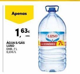 Continente Água luso promoção