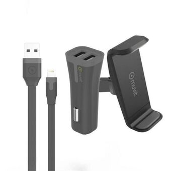 MediaMarkt Suporte de ventilacao muvit com cabo lightning + carregador promoção