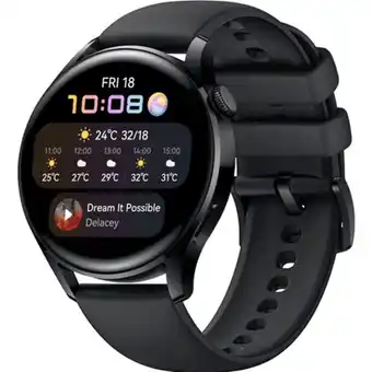MediaMarkt Smartwatch huawei watch 3 active 46mm preto promoção