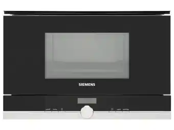 MediaMarkt Microondas encastre siemens be634lgs1 inox promoção